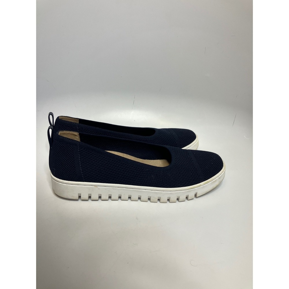 Vionic uptown summer knit navy blue flats arch support casual women's size 9 - Picture 2 of 8